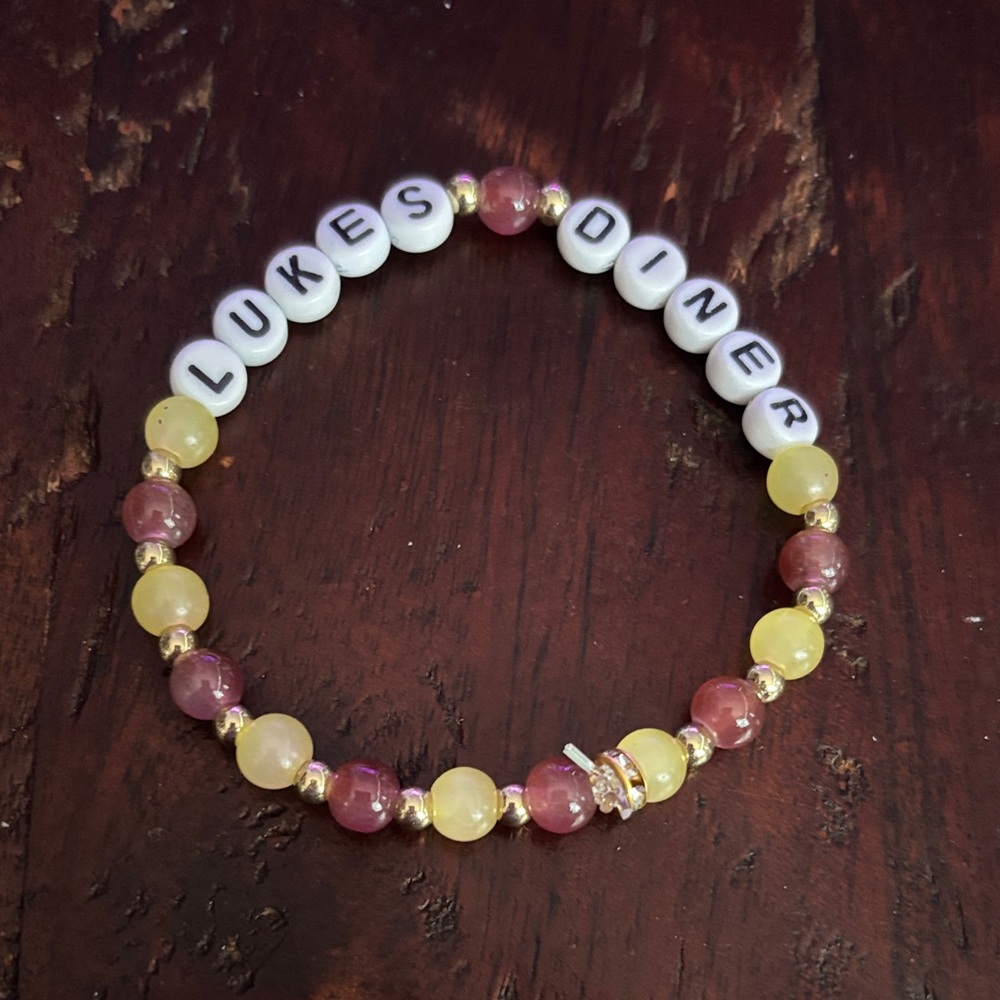 Tv show location fandom vibes handcrafted bracelet by me